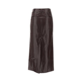 THE ANDAMANE 42 xania vegan leather pencil skirt