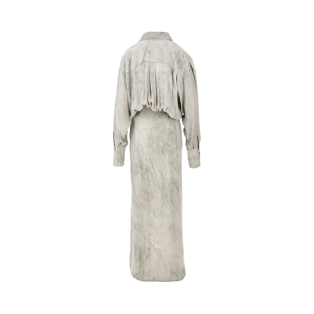 THE ANDAMANE 40 paloma maxi shirt dress