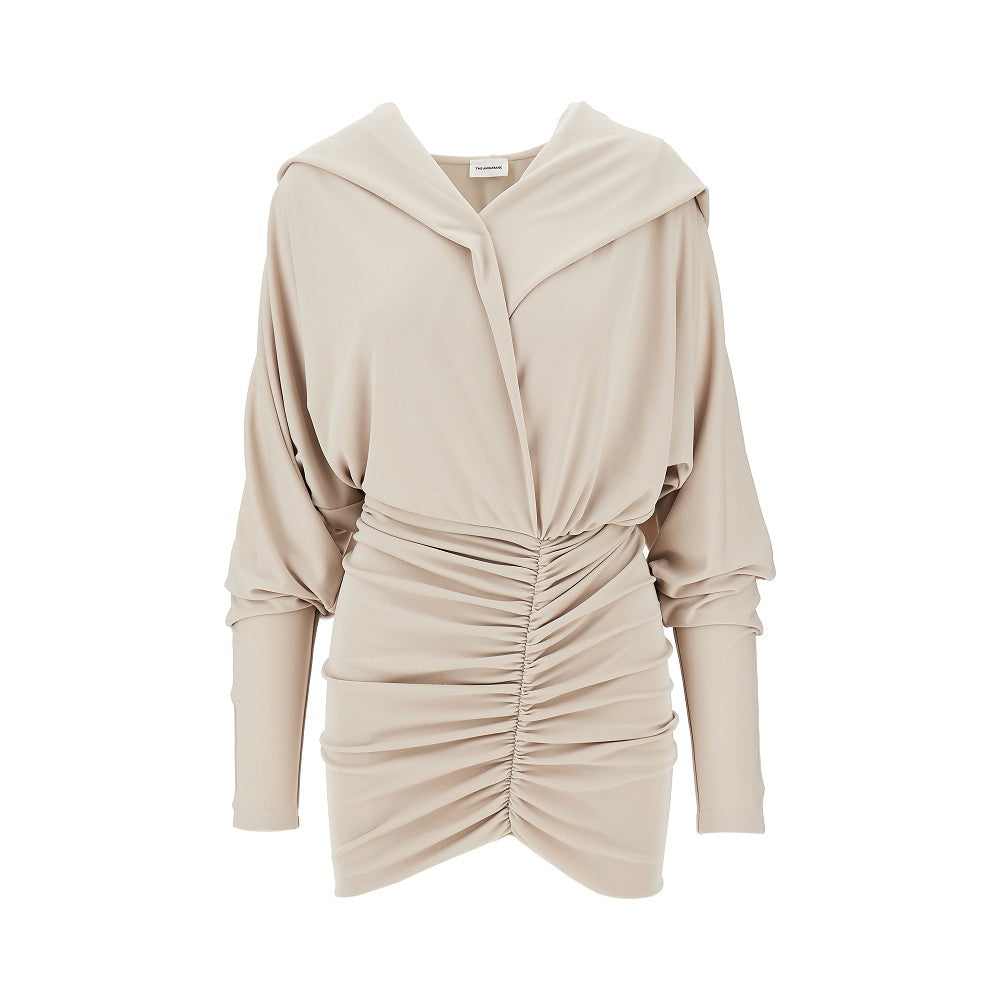 THE ANDAMANE 38 grace hooded mini dress