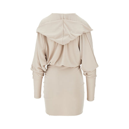 THE ANDAMANE 38 grace hooded mini dress