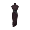 stretch viscose long dress