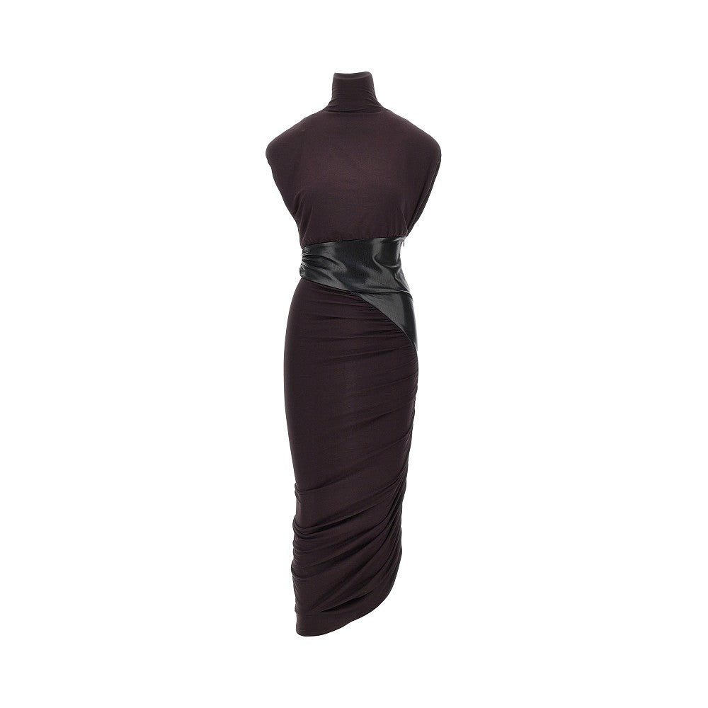 stretch viscose long dress