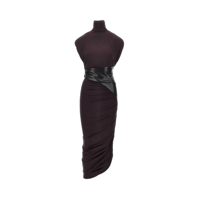 stretch viscose long dress