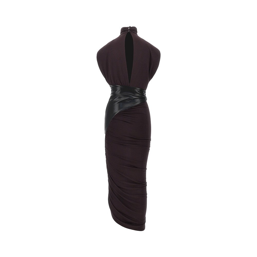 stretch viscose long dress