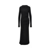 technical jersey long dress