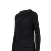 technical jersey long dress