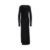 technical jersey long dress