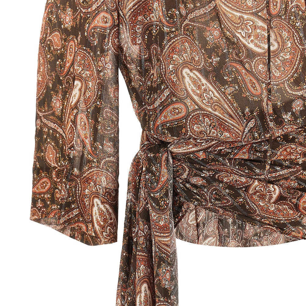 paisley georgette indira mini dress