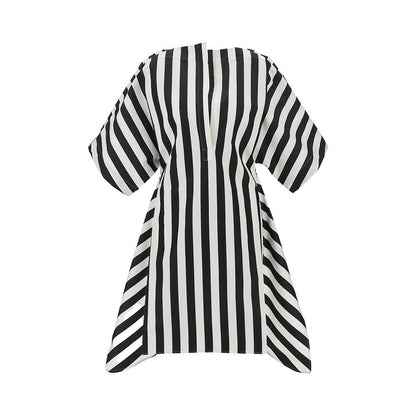 JACQUEMUS 36 striped cotton and silk moisson tunic