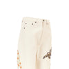 embroidered barrel jeans