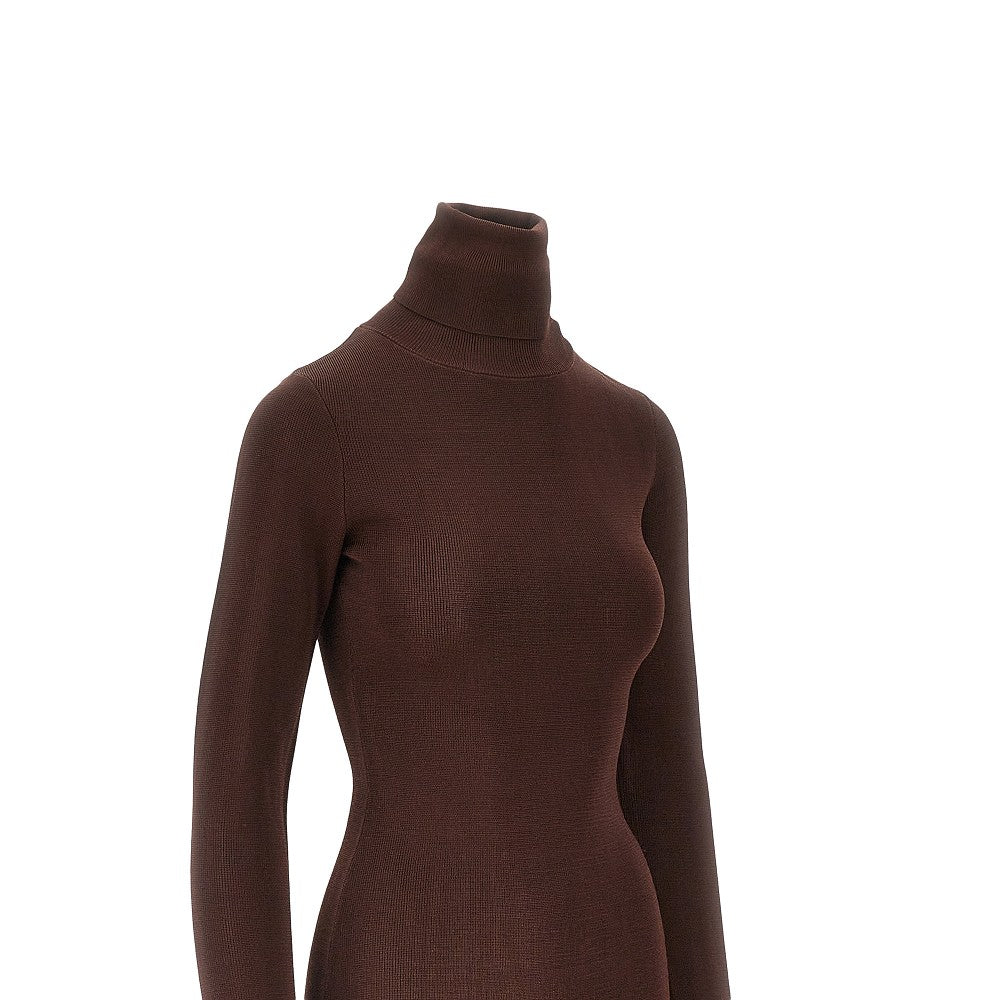 ENTIRE STUDIOS M-L knitted turtleneck dress