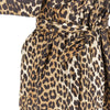leopard cotton midi dress
