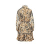 short dress with floral paisley print