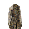 paisley silk creponne maxi dress