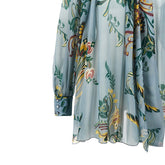 ETRO 40 blusa in seta con motivo narcisi