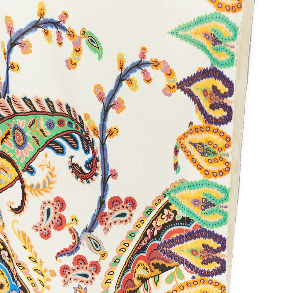 paisley print kaftan