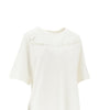 see-through logo mini t-dress