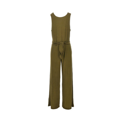 EMPORIO ARMANI XS stretch jersey swimwear jumpsuit