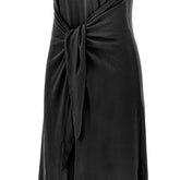 EMPORIO ARMANI XS stretch jersey swimwear long dress