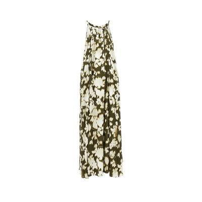 printed viscose long dress