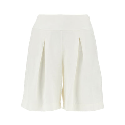 viscose and linen shorts