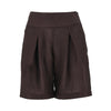 viscose and linen shorts
