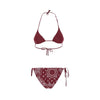 bandana print two-piece swimsuit