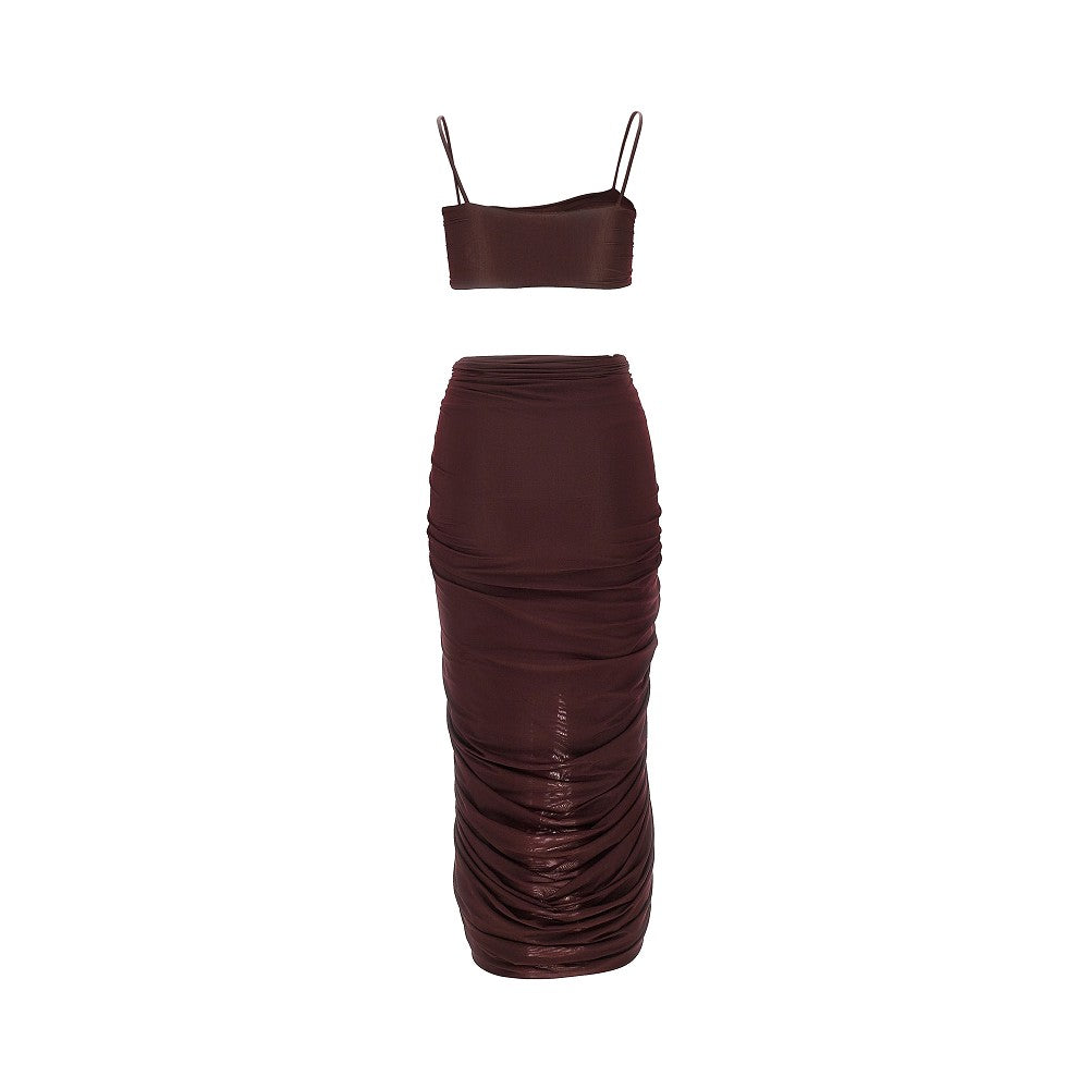 medusa stretch lycra co-ord set