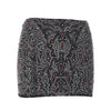texan crystals beachwear mini skirt