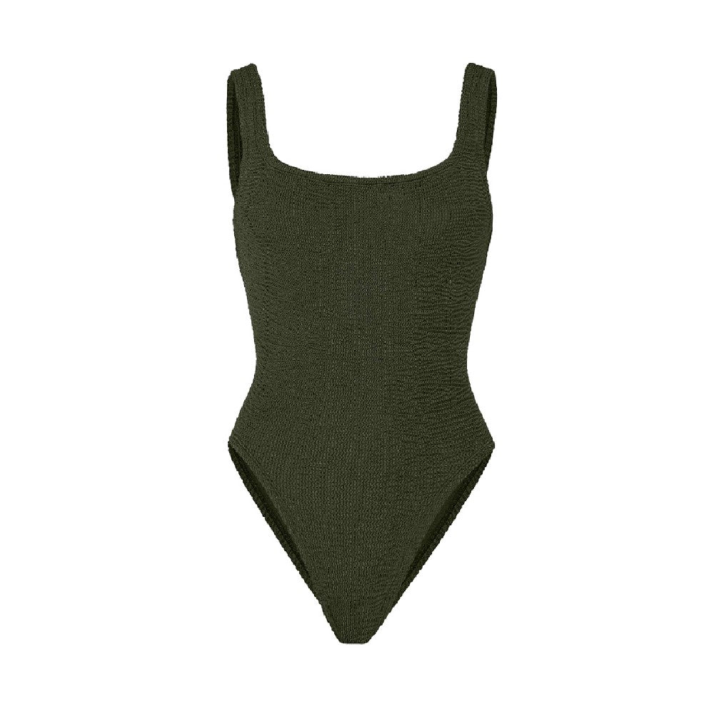 HUNZA G OS square neck swimsuit