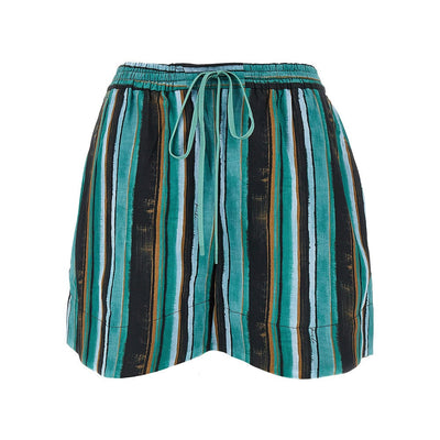 printed muslin shorts