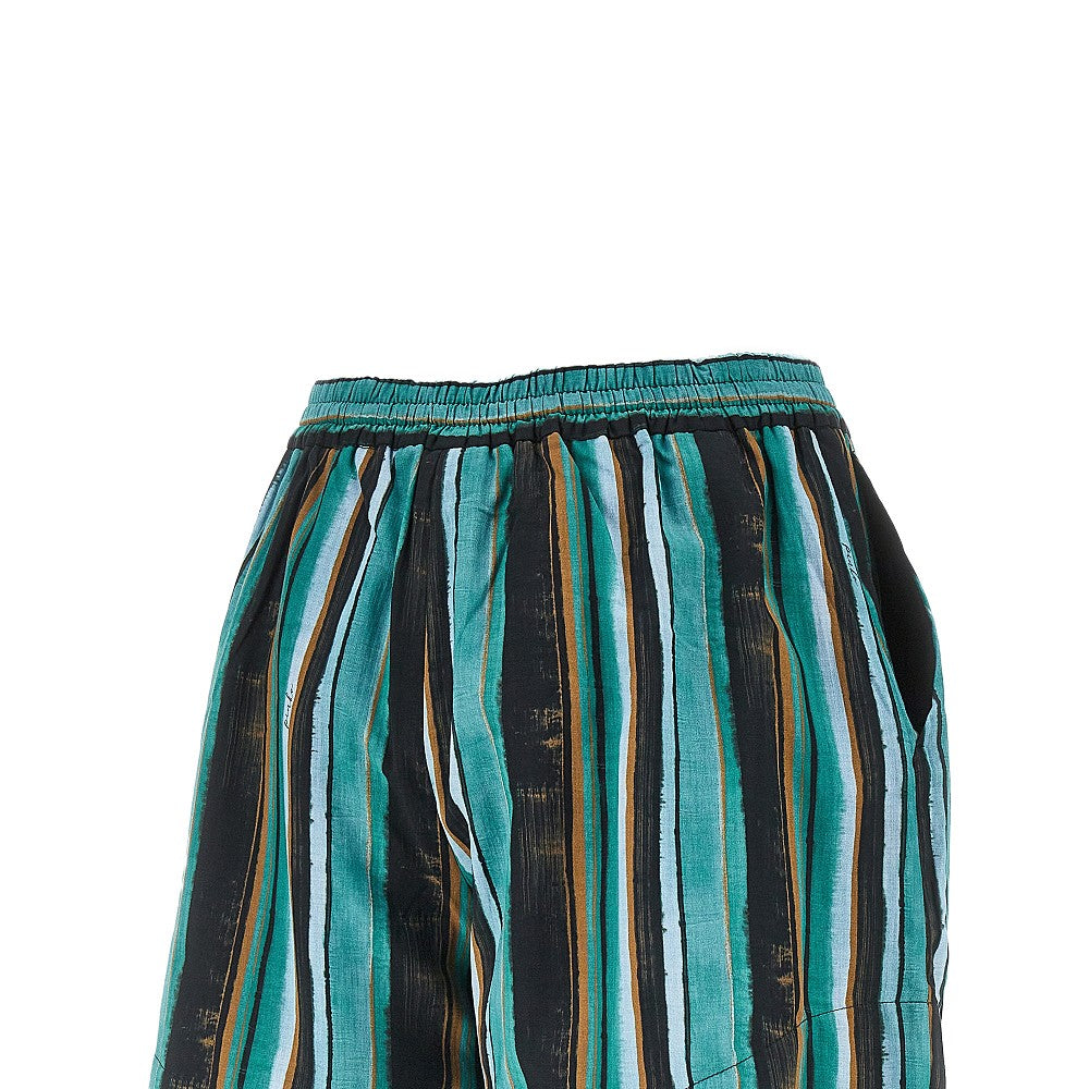 printed muslin shorts
