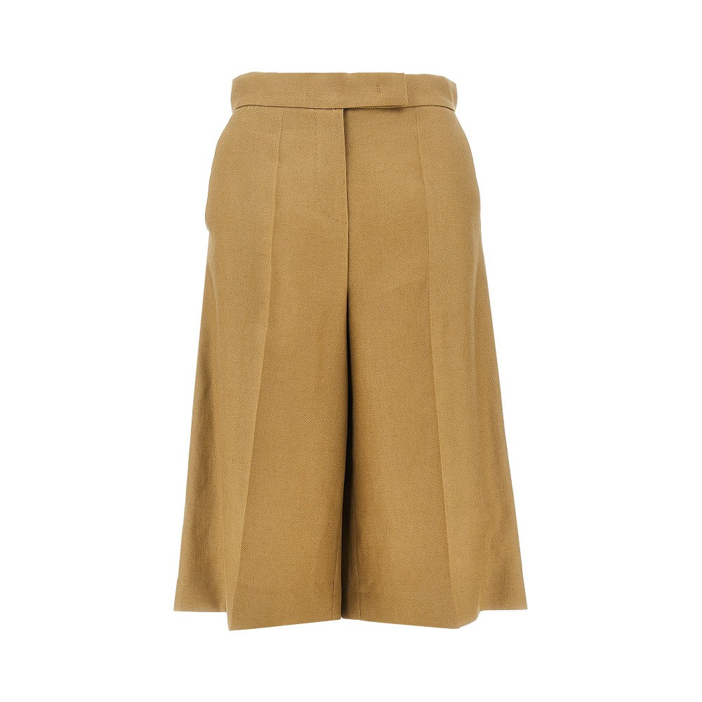 MAX MARA 40 linen shorts
