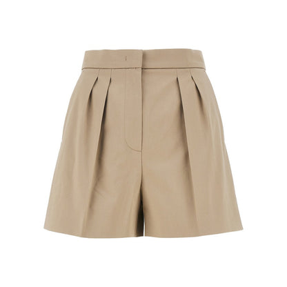 MAX MARA 40 stretch cotton satin shorts
