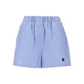 MSGM 40 striped poplin shorts