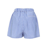 MSGM 40 striped poplin shorts