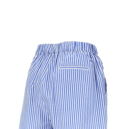 MSGM 40 striped poplin shorts