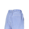 striped poplin shorts