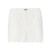 MSGM 38 broderie anglaise shorts