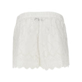 MSGM 38 broderie anglaise shorts