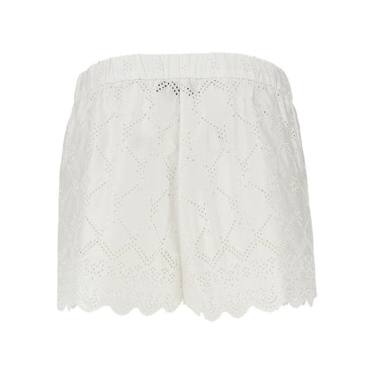 MSGM 38 broderie anglaise shorts