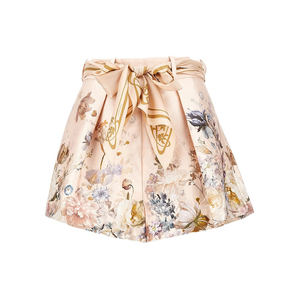 valiant floral twill shorts