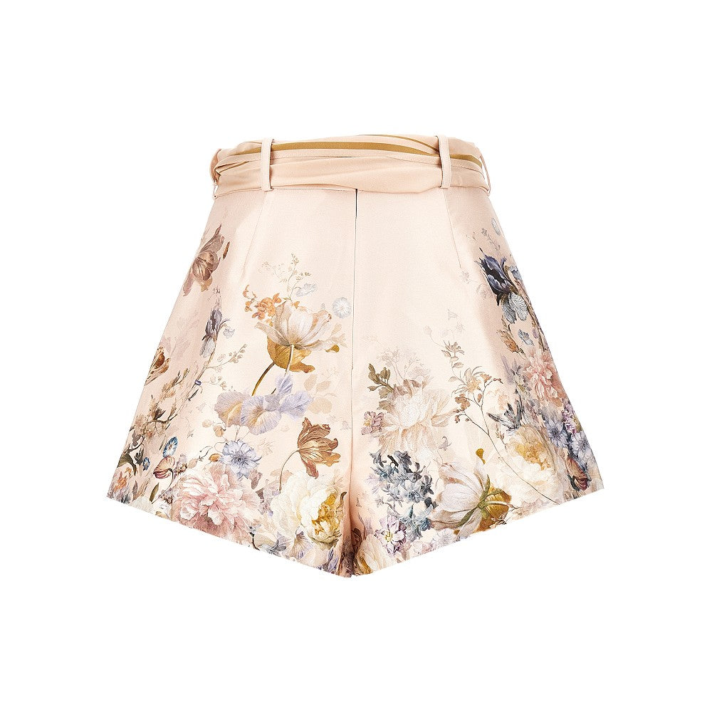 valiant floral twill shorts