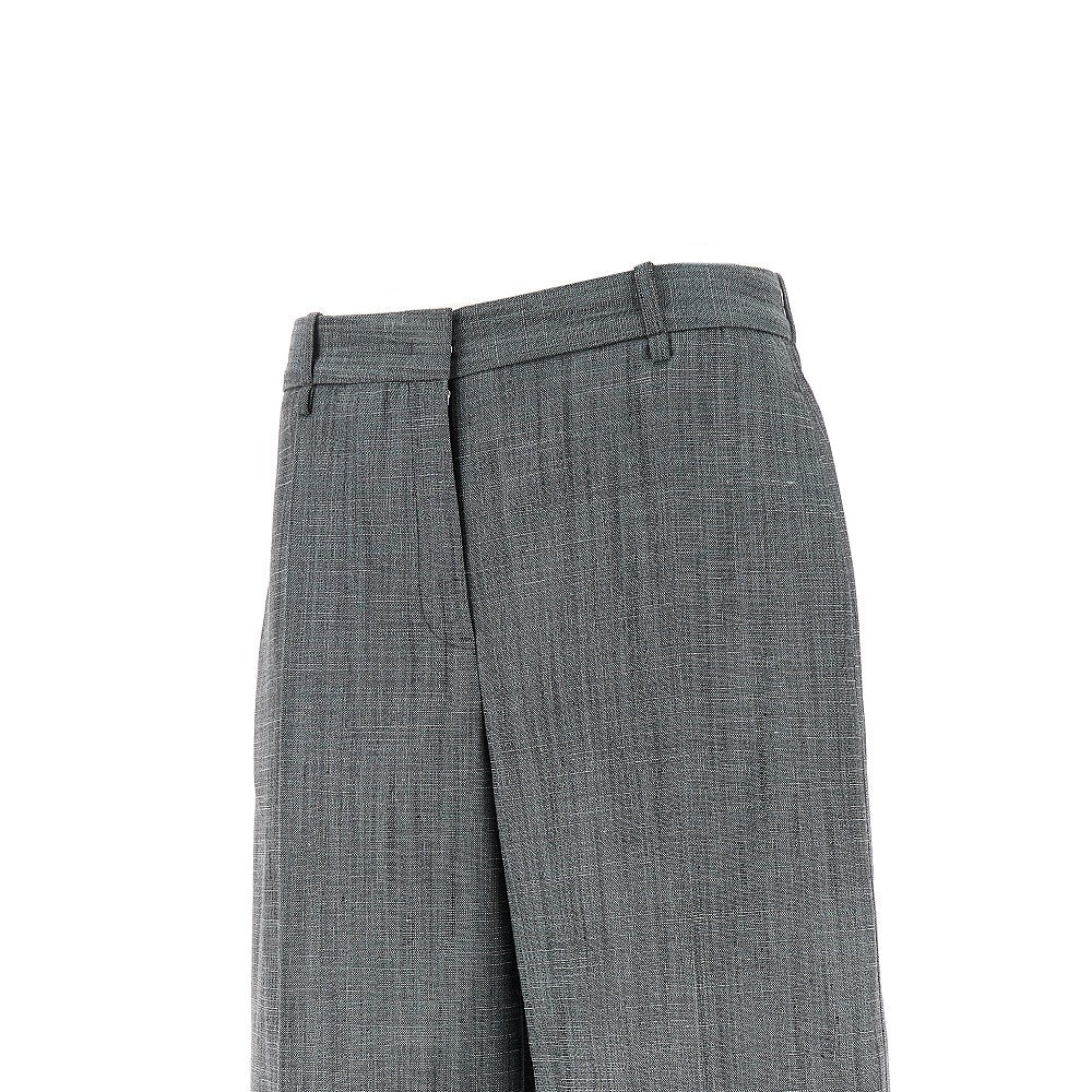 JIL SANDER 36 flame wool-blend shorts