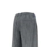 JIL SANDER 36 flame wool-blend shorts