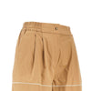 cotton-blend high-rise shorts
