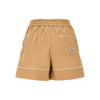 cotton-blend high-rise shorts