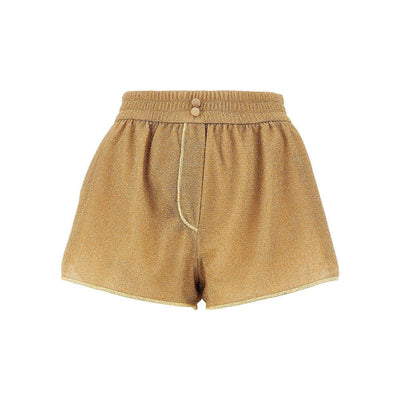 lumière lurex jersey shorts