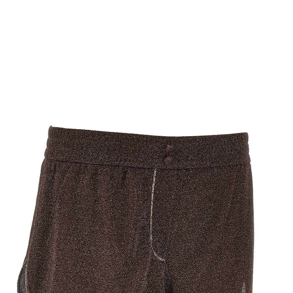 lumière lurex jersey shorts