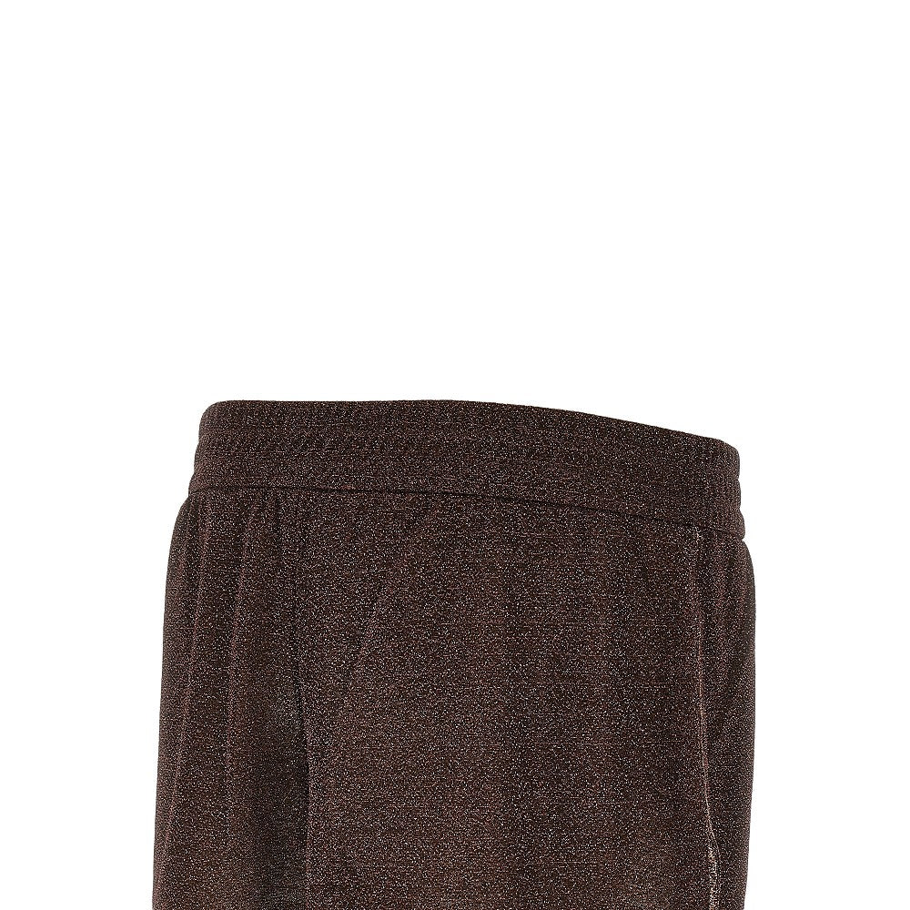 lumière lurex jersey shorts